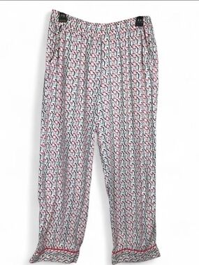Victoria’s Secret White and red penguin pajama pants Sz Sm cozy nap lounge